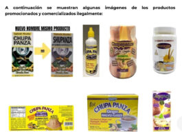 Emiten alerta sanitaria sobre productos “CHUPA PANZA” “SHUPANZA” y “Chupapanza”