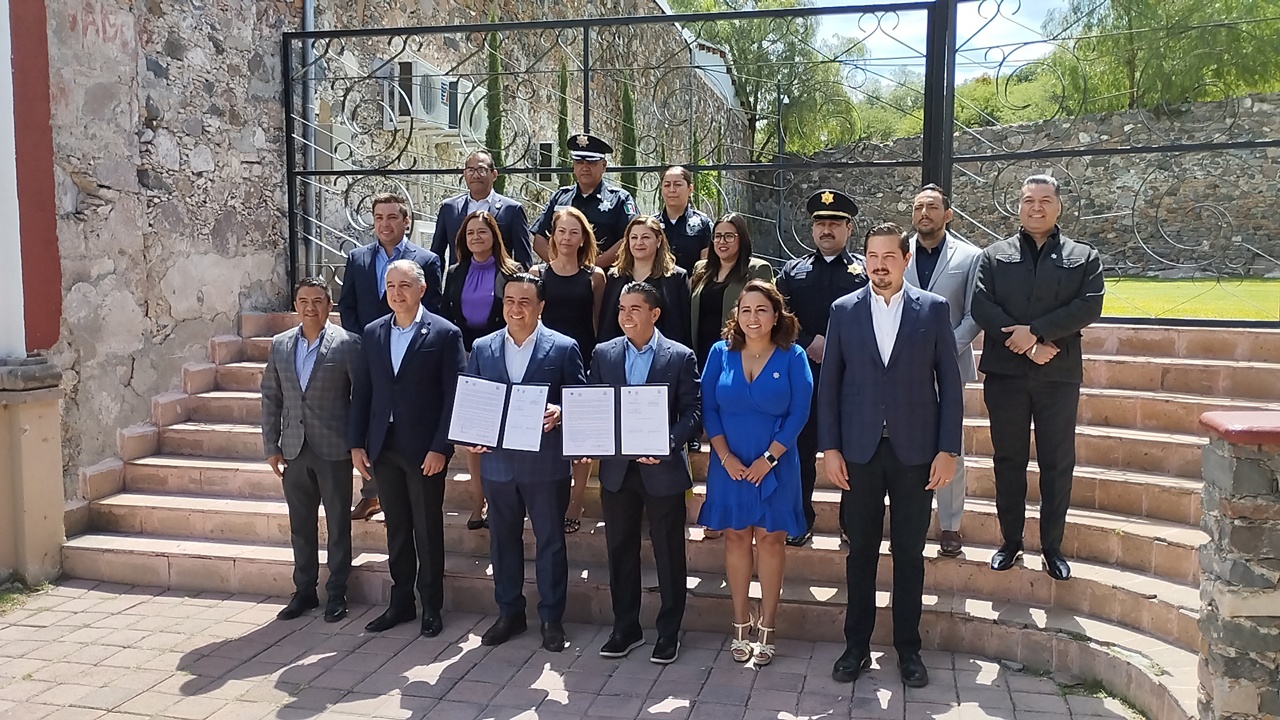 Municipios de Querétaro y Corregidora compartirán infraestructura tecnológica para fortalecer seguridad