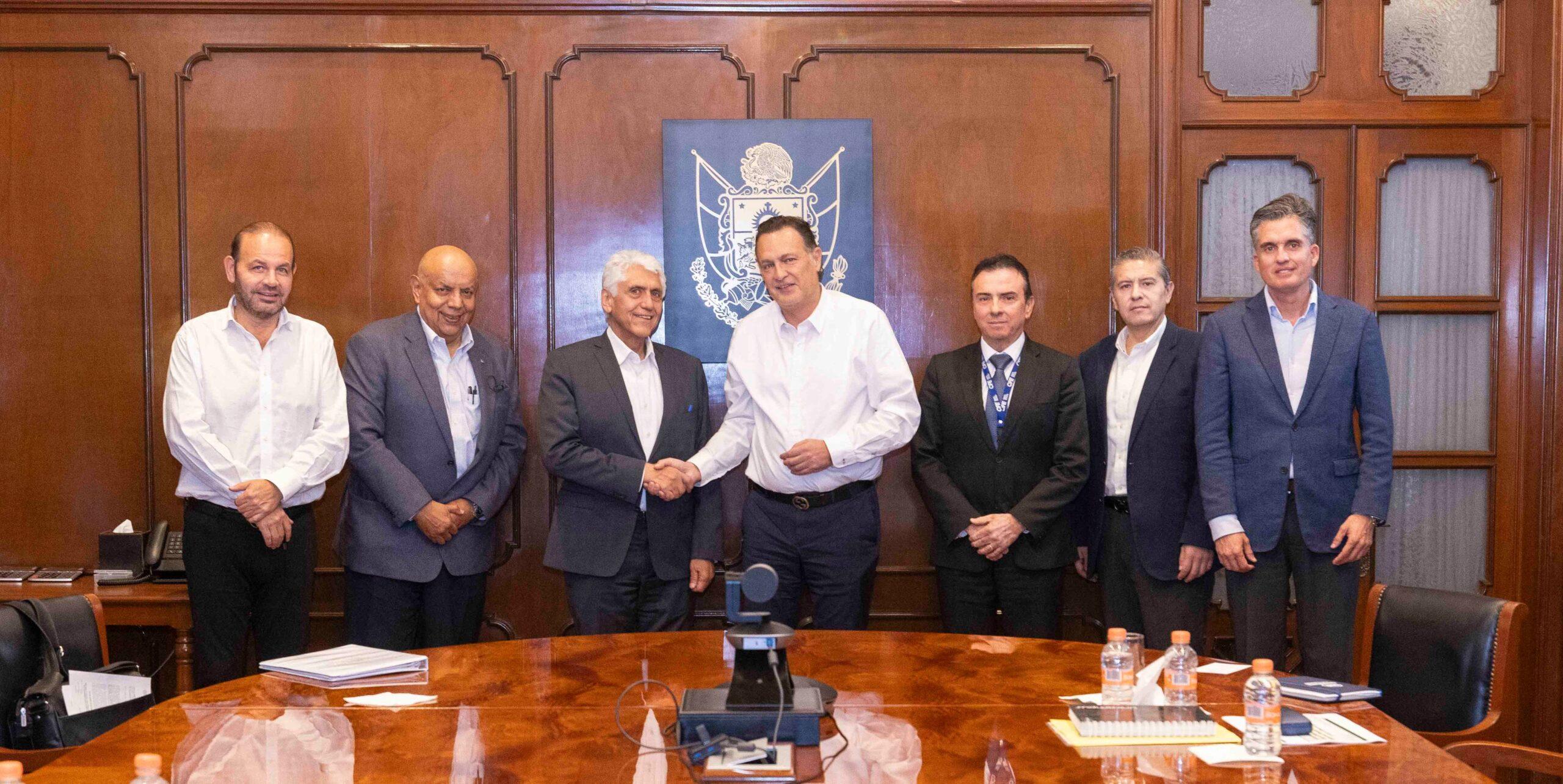 Avanzan proyectos de mejora de abasto de agua para Querétaro, se reúne Kuri con el titular de Conagua