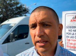 Transportistas protestan ante inseguridad en carreteras y abusos de la Guardia Nacional