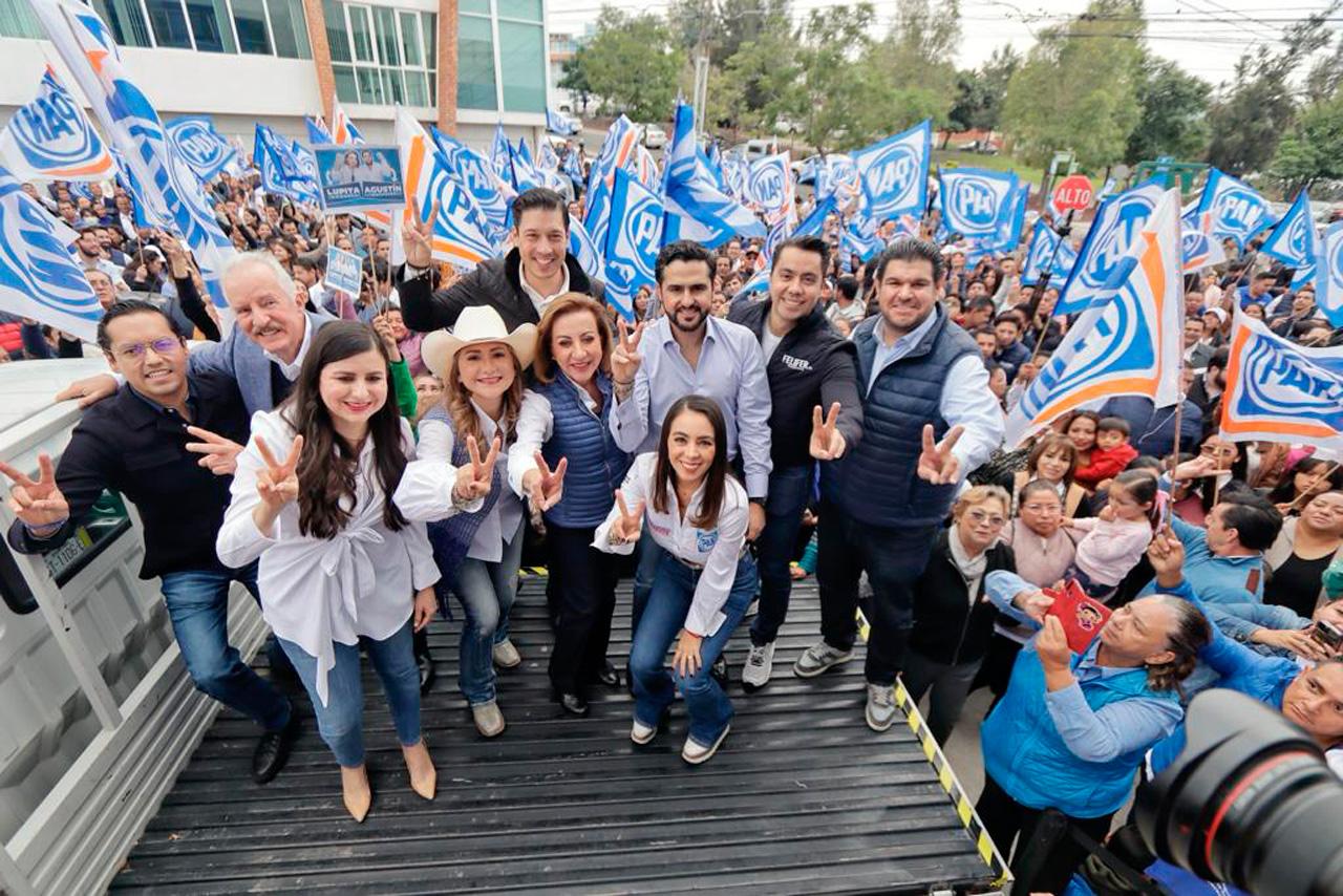 Lupita Murguía y Agustín Dorantes, fórmula del PAN Querétaro al Senado