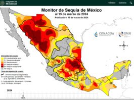 Los niveles de sequía de México según Conagua