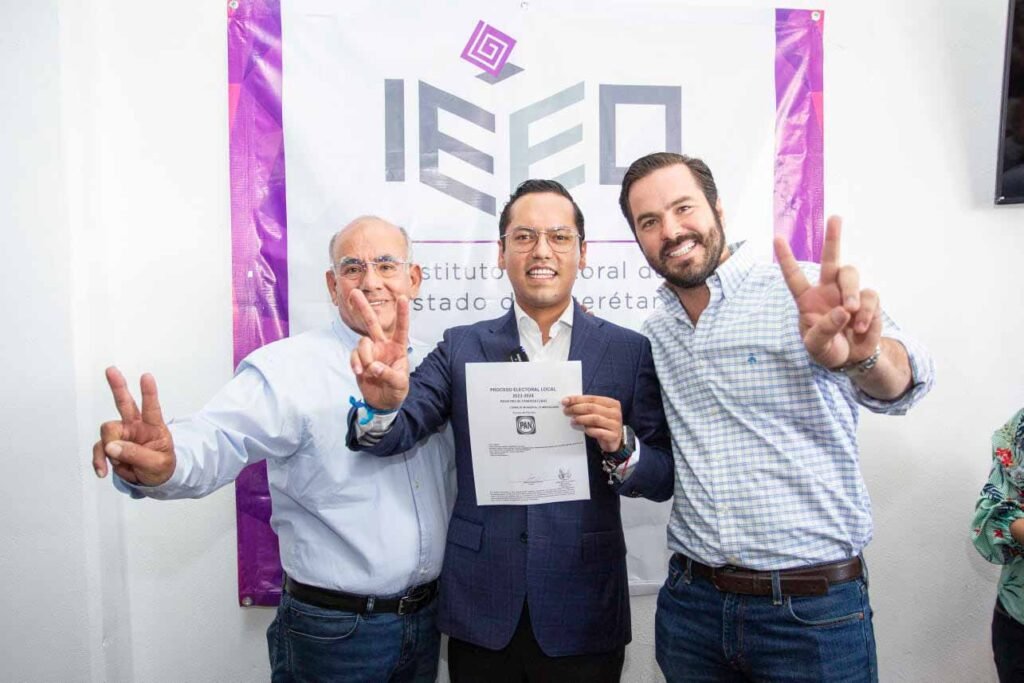 Chepe Guerrero se registra como candidato a presidente municipal de Corregidora ante el IEEQ