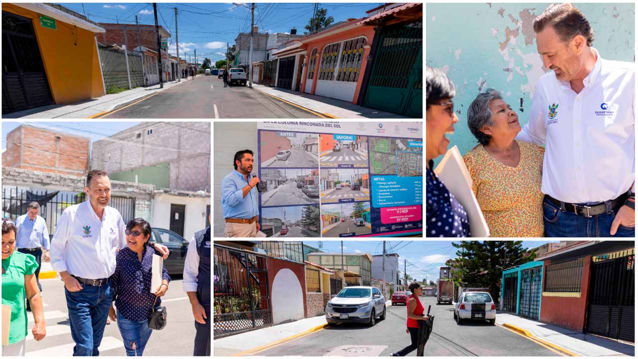 Entrega el Gobernador obra de mejoramiento en calles de la colonia Rinconada del Sol