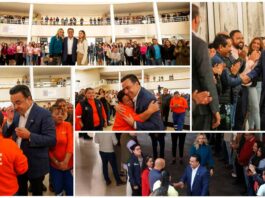 En el Centro Cívico, agradece Luis Nava a las y los trabajadores del Municipio
