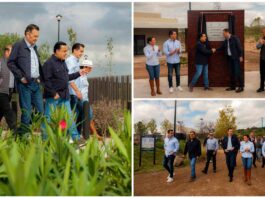 Luis Nava, Mauricio Kuri y Felifer Macías, realizan visita de apertura del parque La Queretana