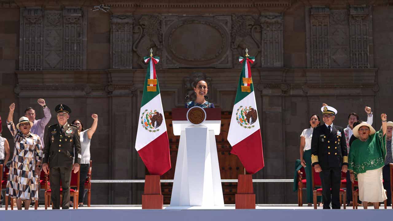 México recuerda invasiones estadounidenses y pérdida territorial en mensaje nacional