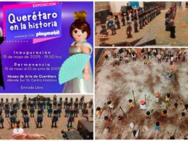 Llega al Museo de Arte la muestra Querétaro en la historia, animada con Playmobil