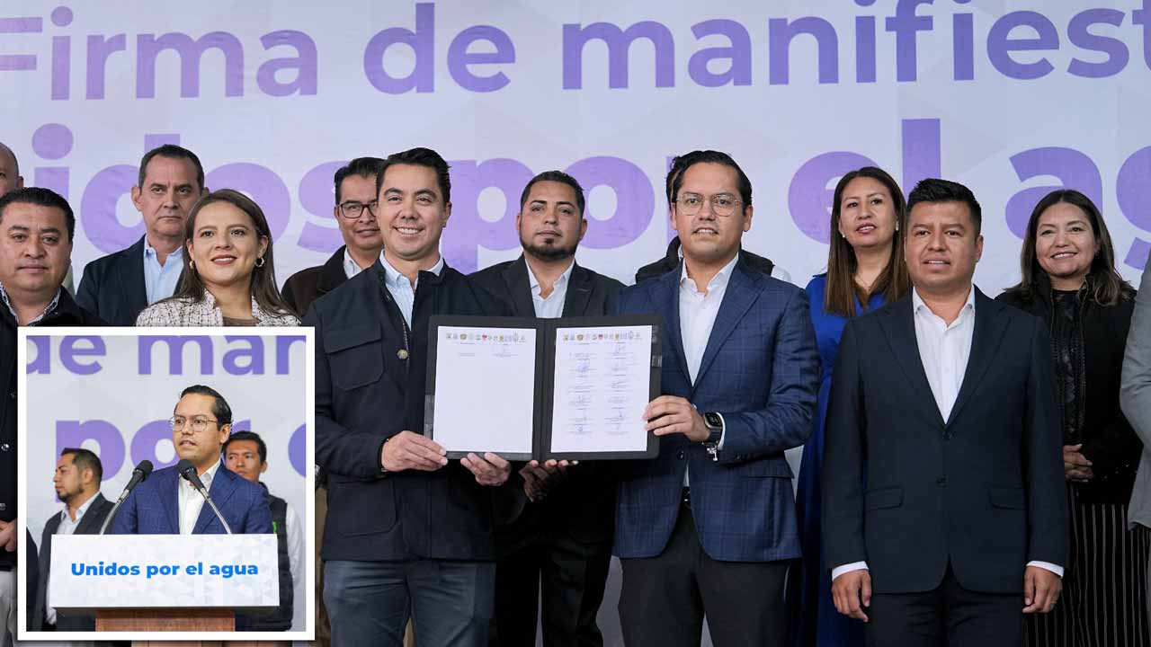 Alcaldes de Querétaro firman pacto por el agua con visión futura