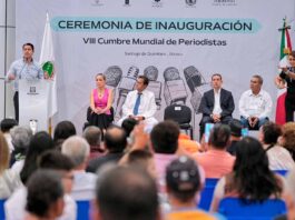 Felifer Macías refrenda compromiso con libertad de expresión en Cumbre Mundial de Periodistas