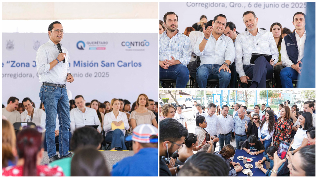 Chepe Guerrero y Mauricio Kuri arrancan el programa “Zona Joven” en Corregidora