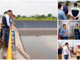 Chepe Guerrero recorre cárcamos y zonas afectadas por la lluvia