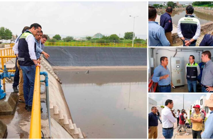 Chepe Guerrero recorre cárcamos y zonas afectadas por la lluvia