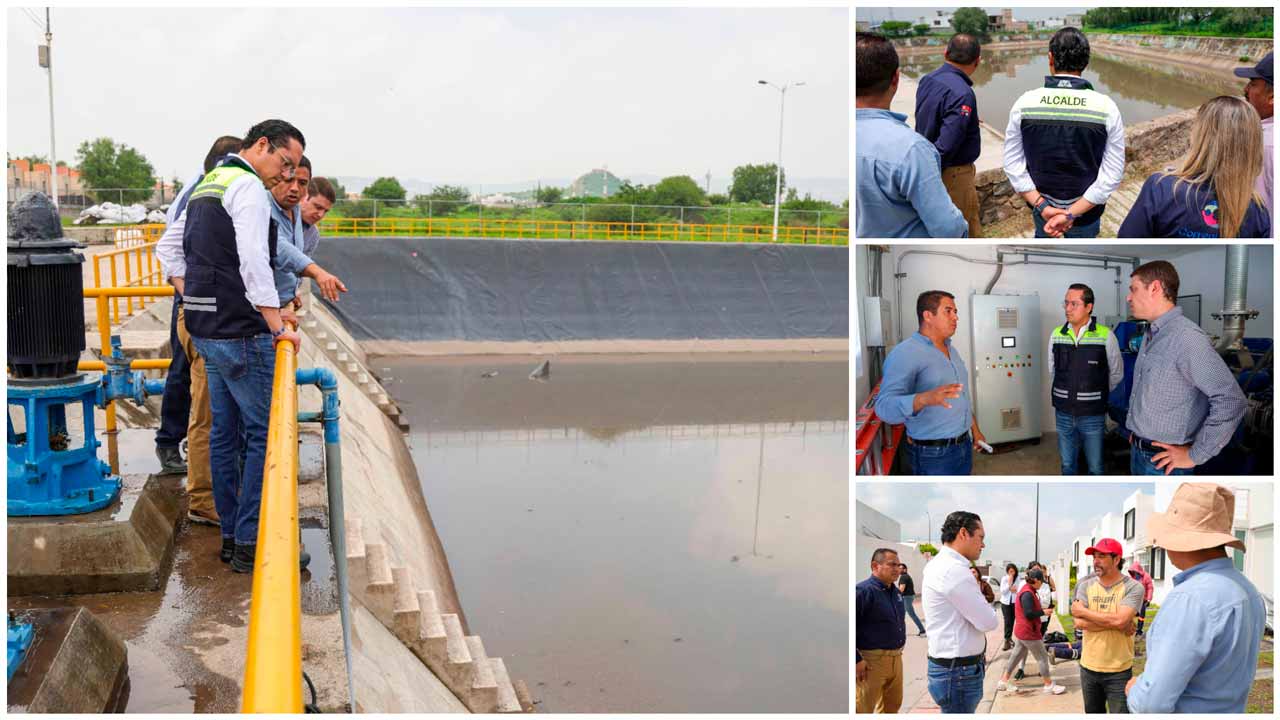 Chepe Guerrero recorre cárcamos y zonas afectadas por la lluvia