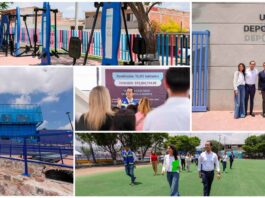 Chepe Guerrero entrega rehabilitación de la Unidad Deportiva, Jardín Principal y Biblioteca en La Negreta