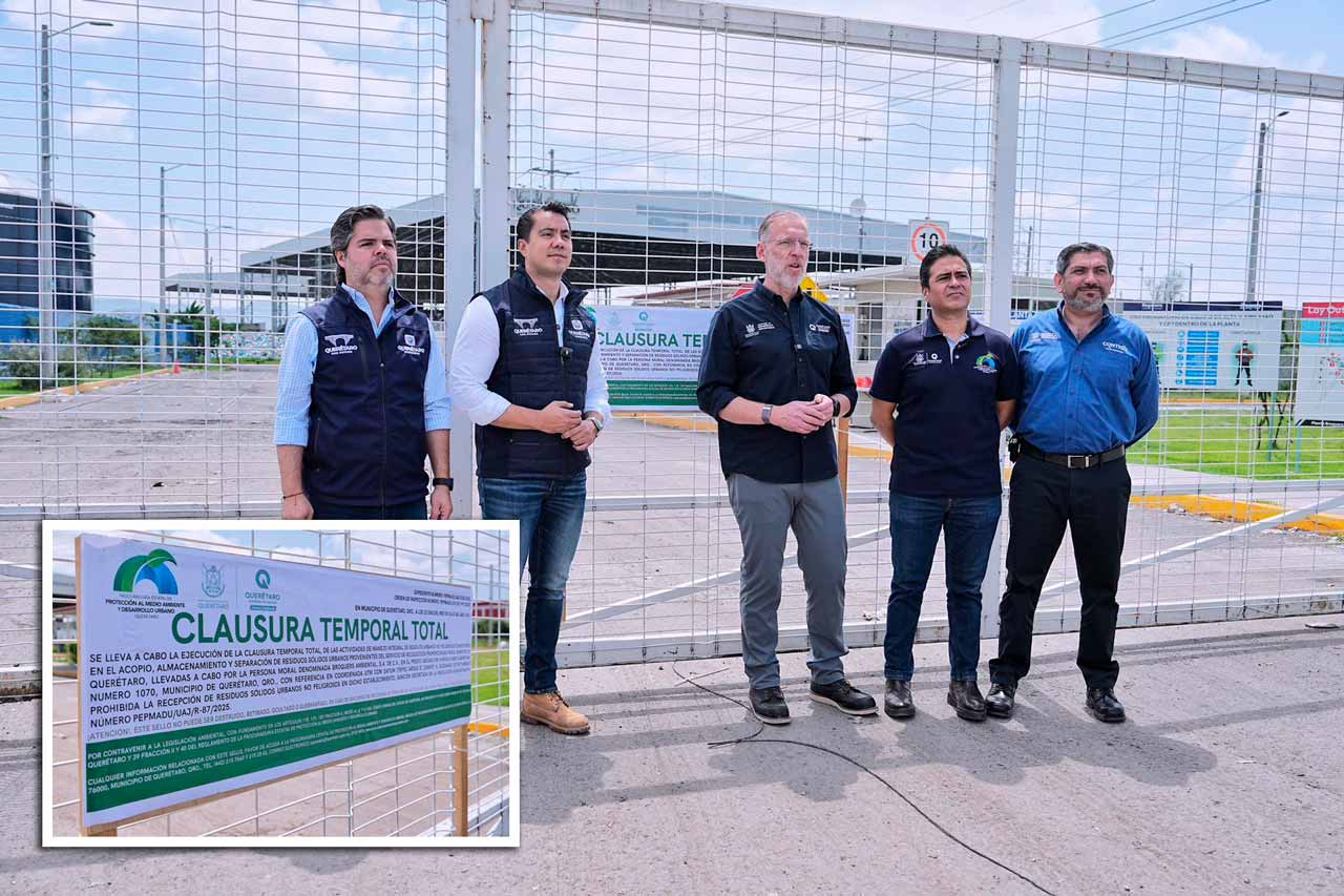 Clausuran planta de residuos Broquers Ambiental por incumplimientos en Querétaro