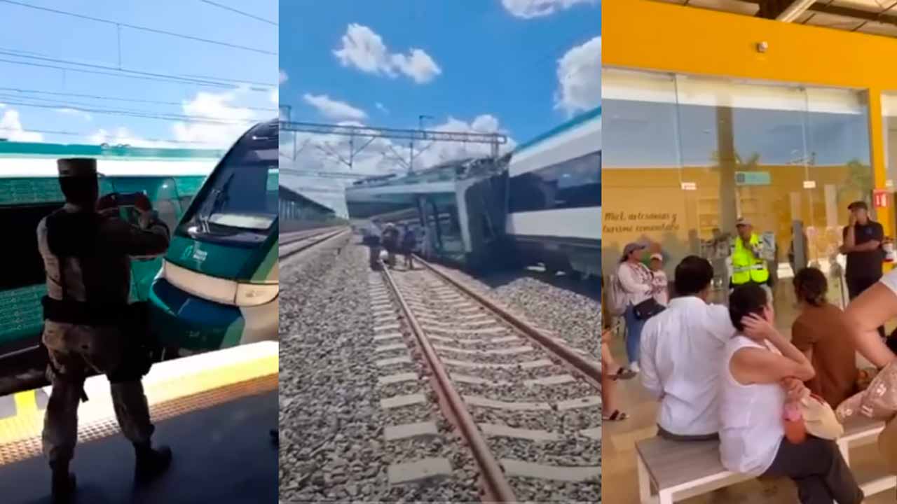 ¿Fue un descarrilamiento en Izamal? Esto respondió el responsable del Tren Maya