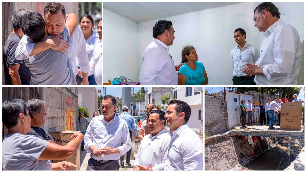 Kuri y Felifer inician entrega de apoyos a las familias afectadas por las lluvias