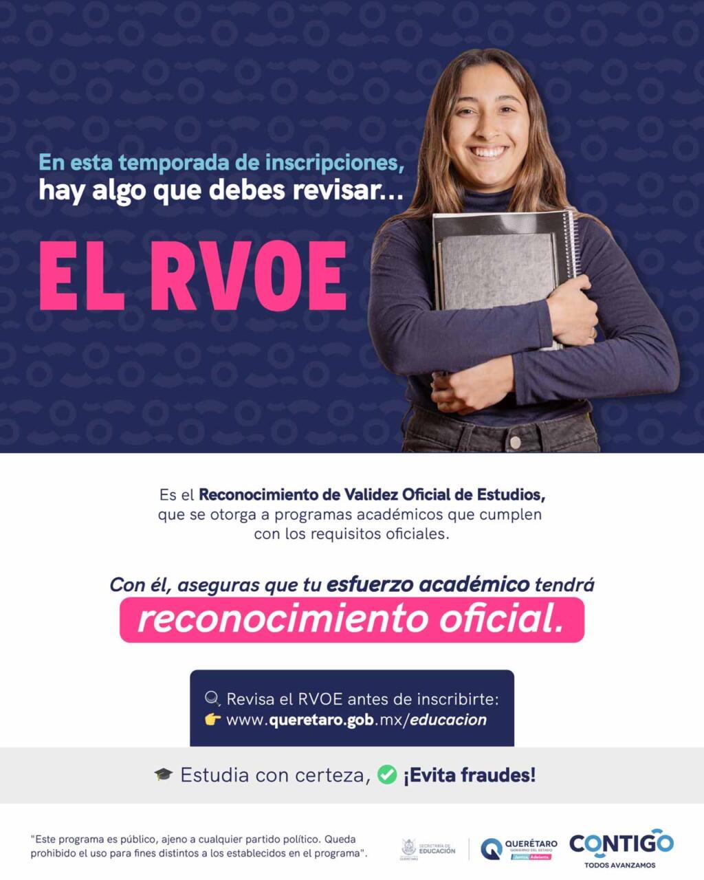 Importante verificar RVOE al elegir escuelas para el ciclo 2025-2026