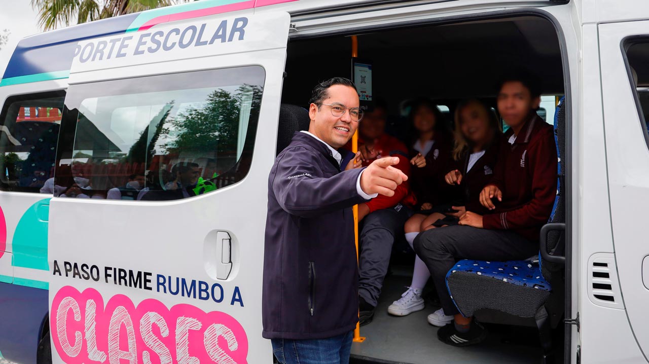 Chepe Guerrero impulsa seguridad y movilidad con Transporte Escolar Gratuito