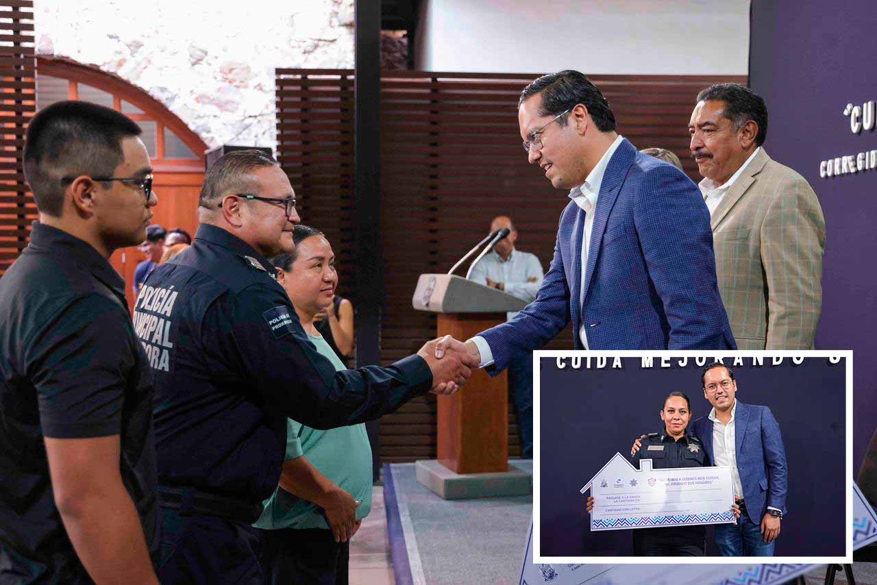 Chepe Guerrero entrega apoyos de vivienda a policías de Corregidora