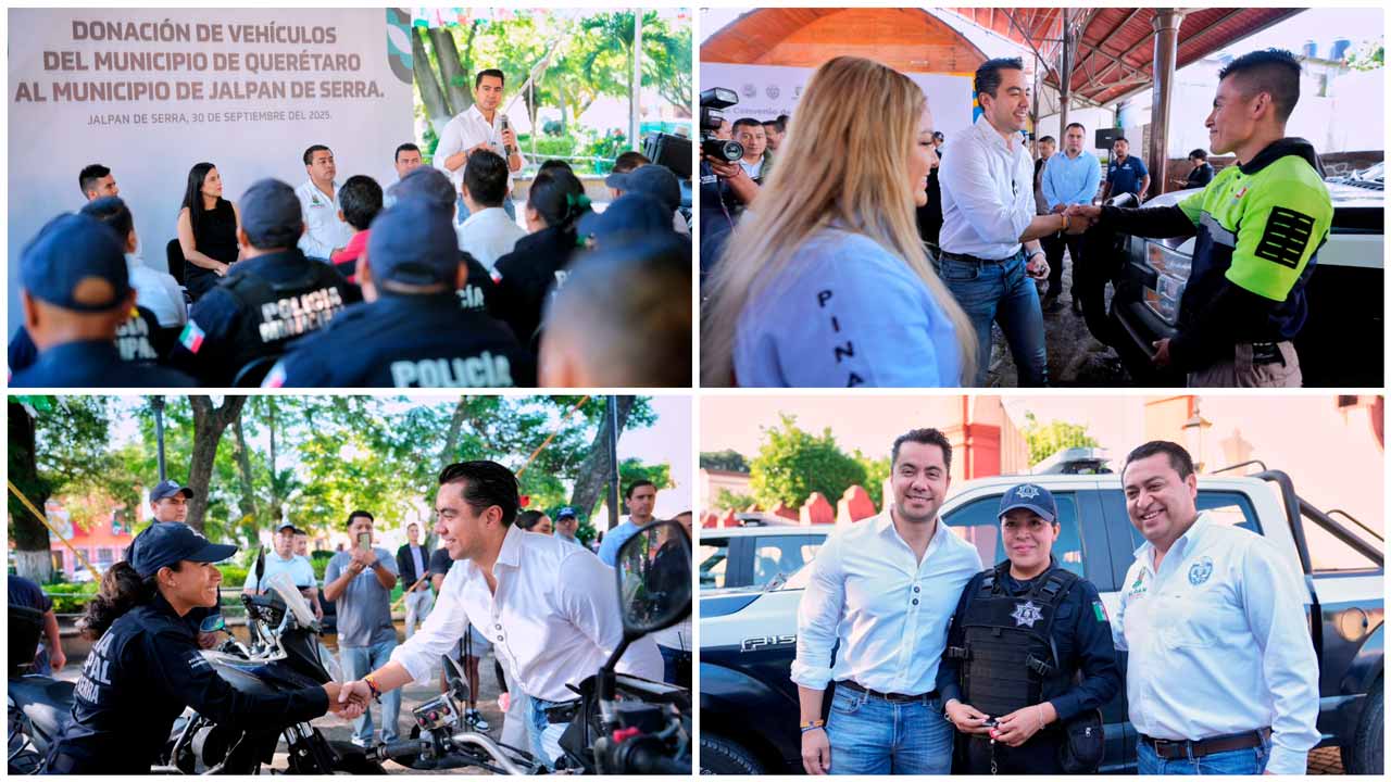 Felifer entrega vehículos a municipios de la Sierra Gorda para impulsar seguridad y bienestar