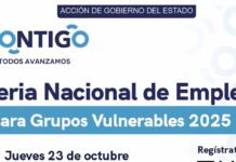 Feria Nacional de Empleo para Grupos Vulnerables 2025 este jueves 23 de octubre
Feria Nacional de Empleo para Grupos Vulnerables 2025 este jueves 23 de octubre