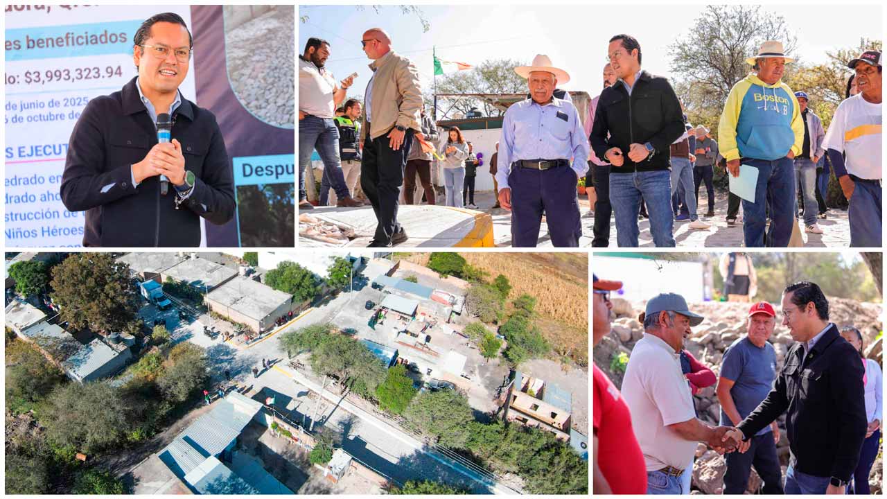 Chepe Guerrero entrega urbanización de cuatro calles en El Calichar