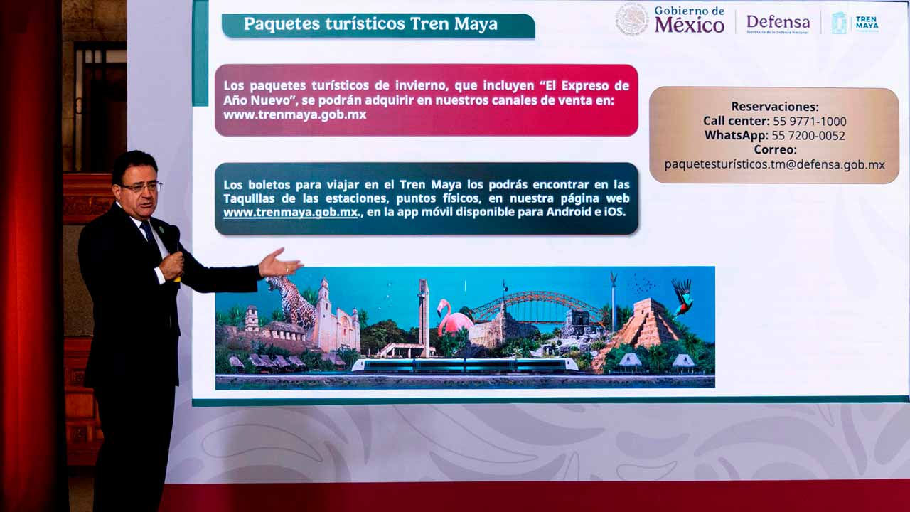 Tren Maya lanza 20 paquetes turísticos de invierno para promover la Riviera Maya
