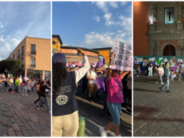 Saldo blanco en marchas del 8M en Querétaro; participaron 9 mil mujeres Saldo blanco en marchas del 8M en Querétaro; participaron 9 mil mujeres