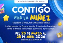 SEDEQ lanza colecta “Contigo por la Niñez” en Querétaro
SEDEQ lanza colecta “Contigo por la Niñez” en Querétaro