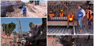 Felifer supervisa obra pluvial de 49.8 mdp en Peñuelas Felifer supervisa obra pluvial de 49.8 mdp en Peñuelas