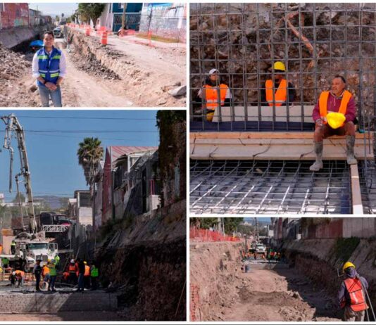 Felifer supervisa obra pluvial de 49.8 mdp en Peñuelas Felifer supervisa obra pluvial de 49.8 mdp en Peñuelas