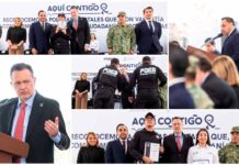 Kuri entrega Premio al Mérito Policial 2026 en Querétaro
Kuri entrega Premio al Mérito Policial 2026 en Querétaro