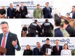 Kuri entrega Premio al Mérito Policial 2026 en Querétaro Kuri entrega Premio al Mérito Policial 2026 en Querétaro