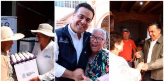 Entrega Luis Nava canastas alimentarias en El Marqués Entrega Luis Nava canastas alimentarias en El Marqués