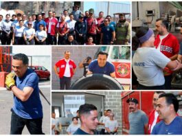 Luis Nava reconoce labor de bomberos en Querétaro Luis Nava reconoce labor de bomberos en Querétaro