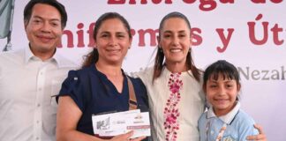 Sheinbaum inicia entrega de beca “Rita Cetina”, beneficia a 9 millones de alumnos Sheinbaum inicia entrega de beca “Rita Cetina”, beneficia a 9 millones de alumnos