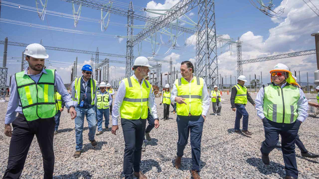 Subestación “El Blanco” impulsará energía en Querétaro, Mauricio Kuri supervisa avances