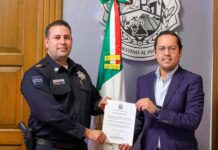 Chepe Guerrero ratifica a Adrián Arroyo como secretario de Seguridad
Chepe Guerrero ratifica a Adrián Arroyo como secretario de Seguridad