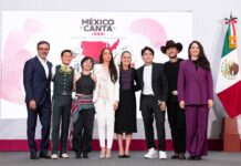 Sheinbaum lanza segunda edición de México Canta 2026
Sheinbaum lanza segunda edición de México Canta 2026