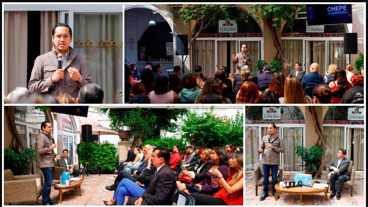 Chepe Guerrero dialoga con universitarios sobre reforma en justicia