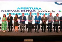 Querétaro suma 11 nuevas rutas aéreas con Volaris desde el AIQ
Querétaro suma 11 nuevas rutas aéreas con Volaris desde el AIQ