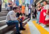 Agustín Dorantes recorre el Tianguis de La Cruz y escucha a comerciantes Agustín Dorantes recorre el Tianguis de La Cruz y escucha a comerciantes