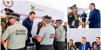 Kuri reconoce labor de la Guardia Nacional en Querétaro Kuri reconoce labor de la Guardia Nacional en Querétaro