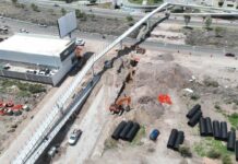 Puente peatonal en Junípero Serra supera 70% de avance
Puente peatonal en Junípero Serra supera 70% de avance