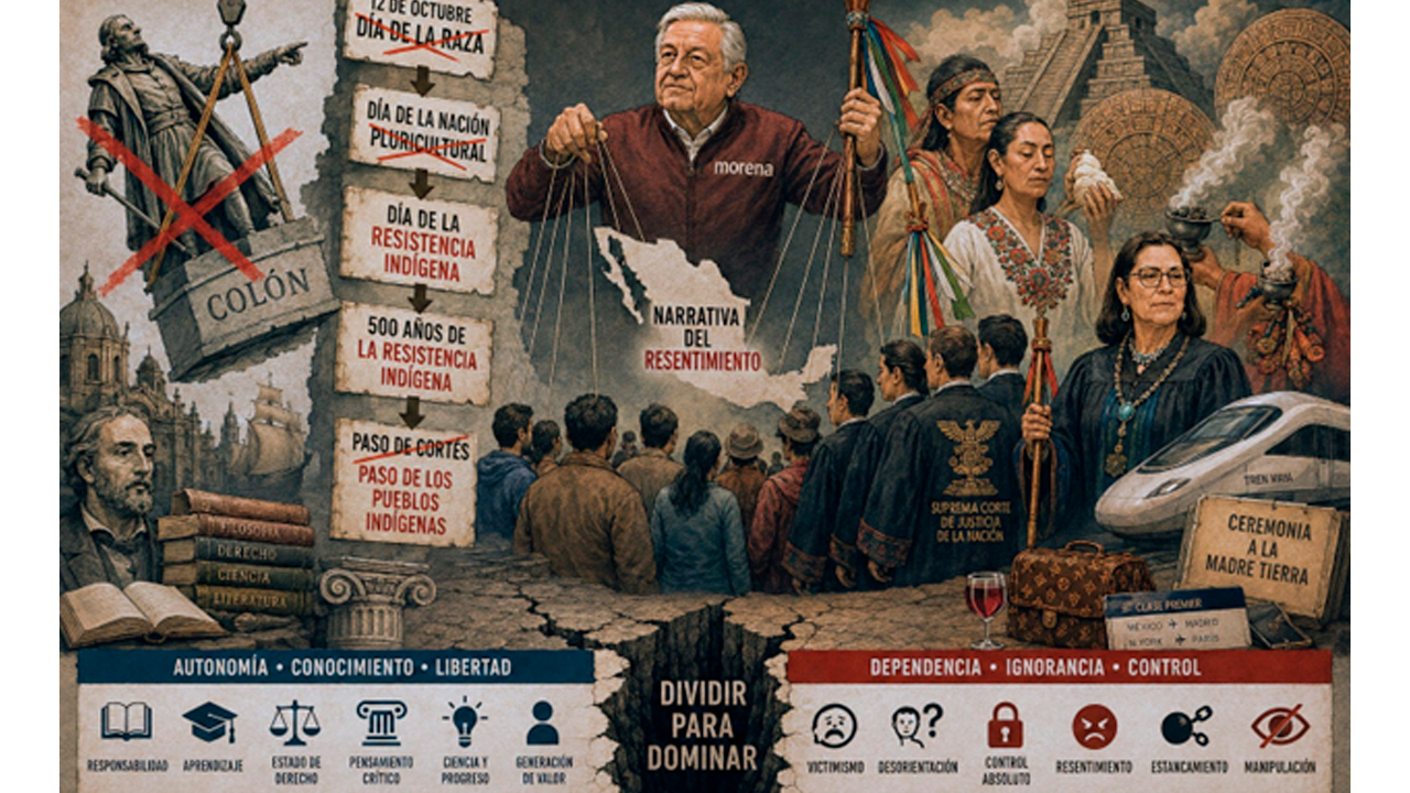 Del Paso de Cortés al Paso de los Pueblos indígenas, o reflejar a quién veneras