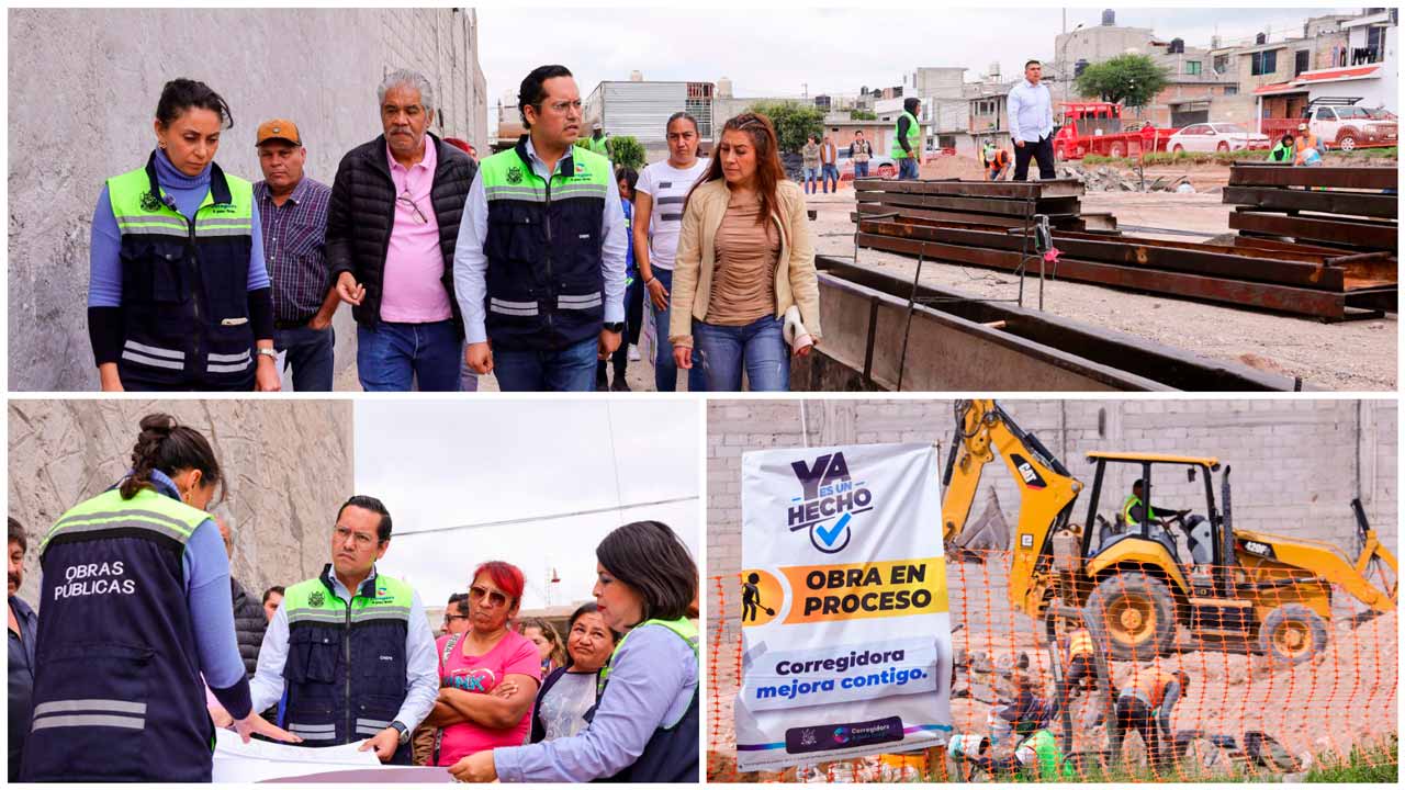 Avanza parque en Corregidora, Chepe Guerrero supervisa obra